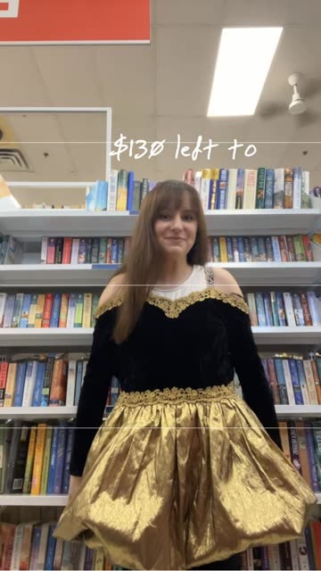 Still from I have $130 left to thrift my dream fall wardrobe