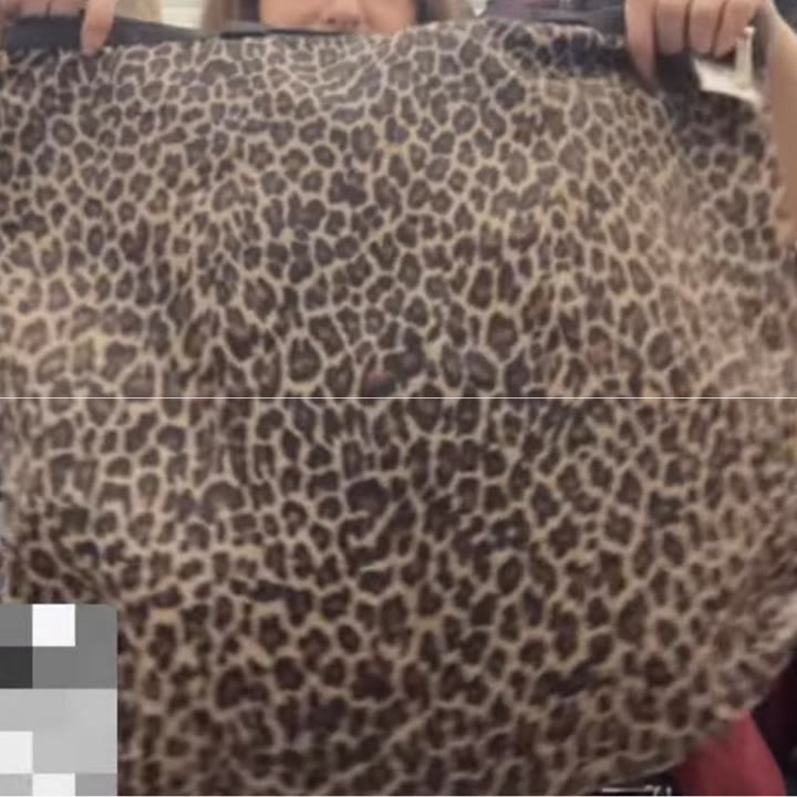 Vintage LeSportsac leopard bag, from Alex Bailey's thrift haul